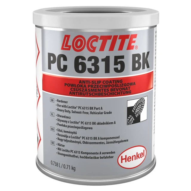 Hink med Halkskydd Loctite PC 6315, svart 2K-epoxi