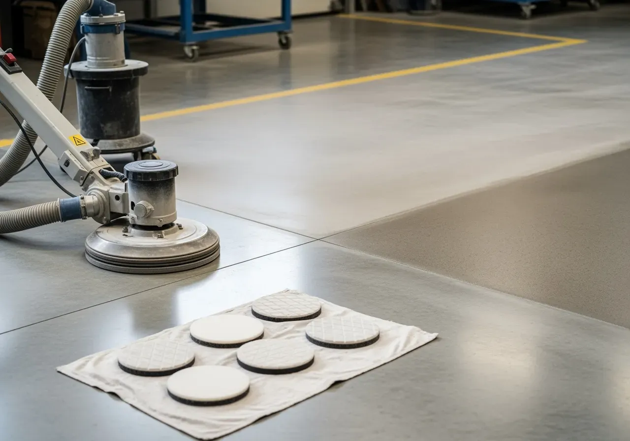 Halkskydd för betonggolv i garage