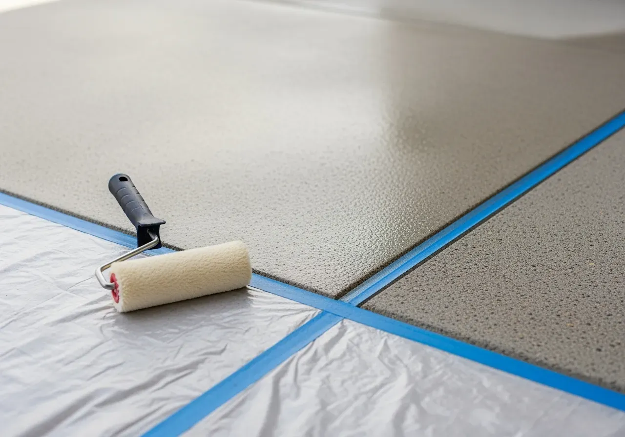 Impregnera och tvätta betonggolv