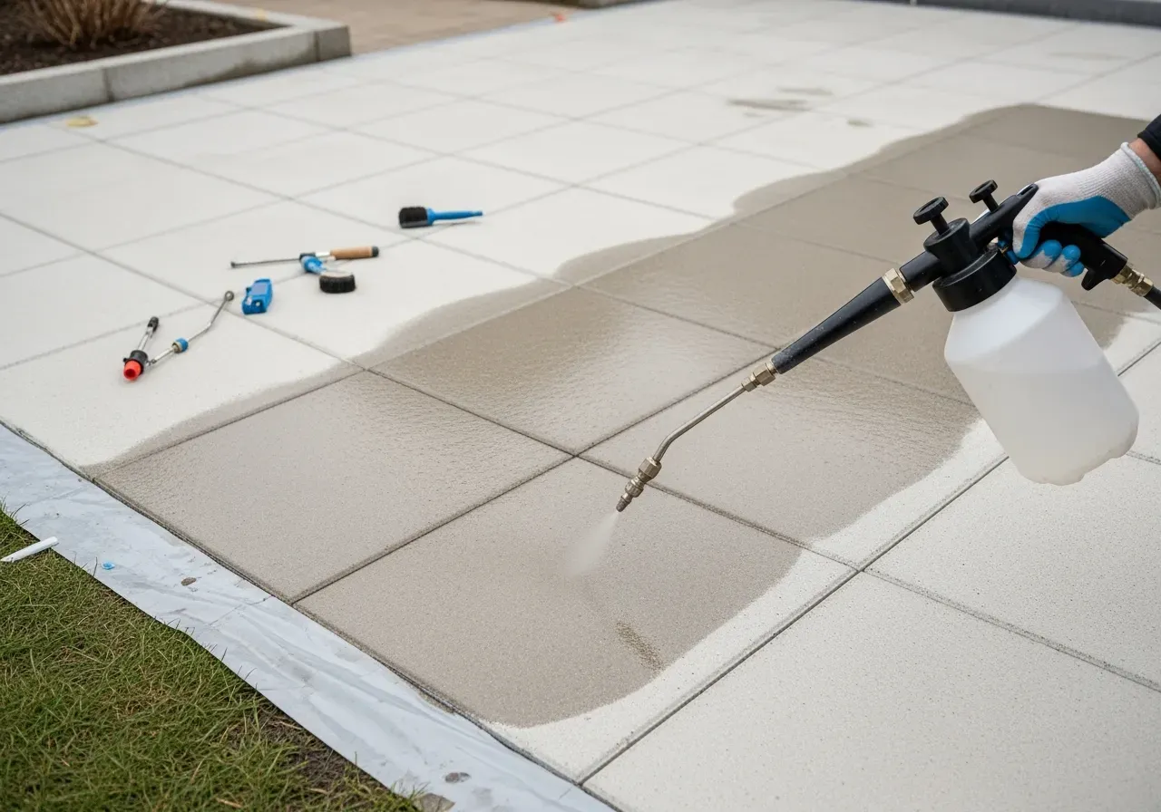 Betongimpregnering med nano‑silika på golv