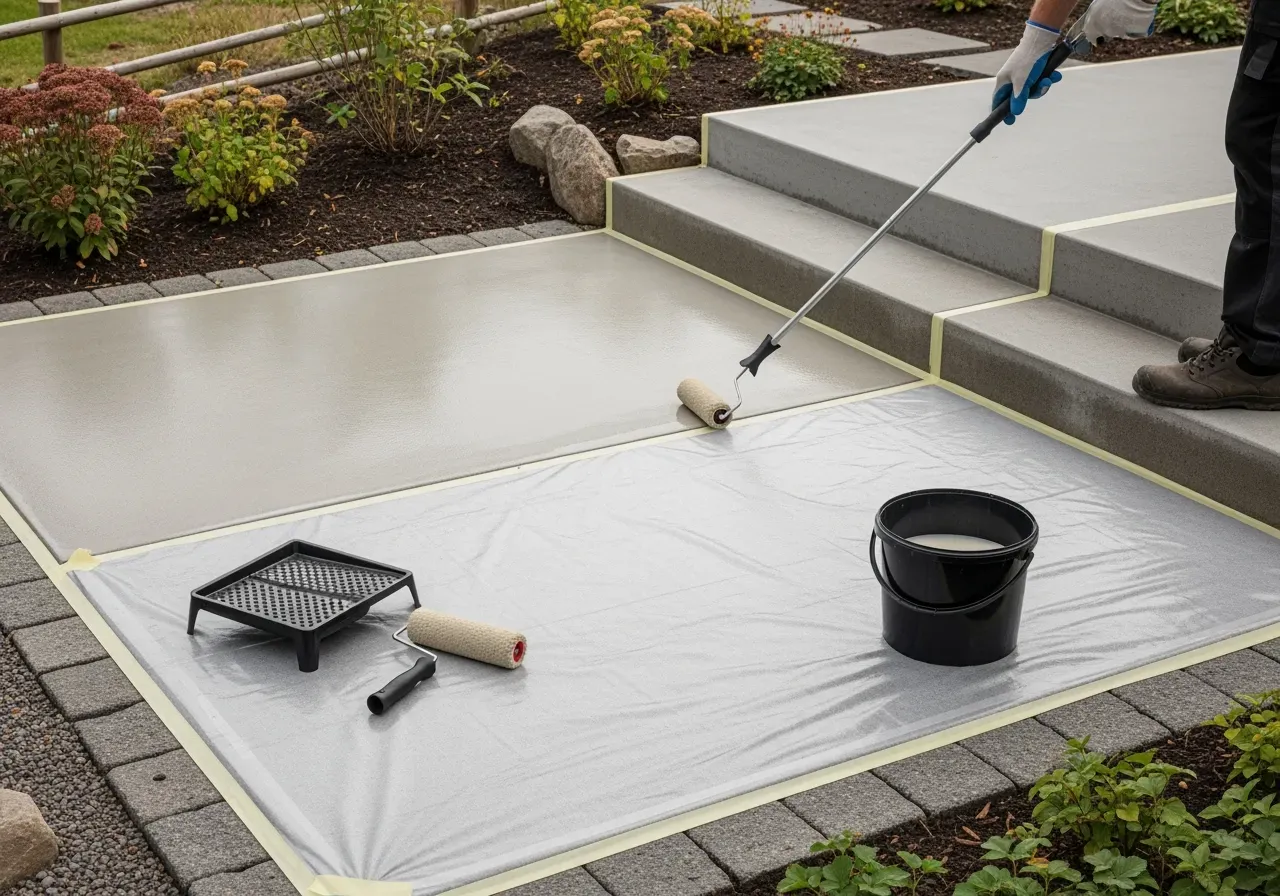 Applicering av betonglack steg för steg