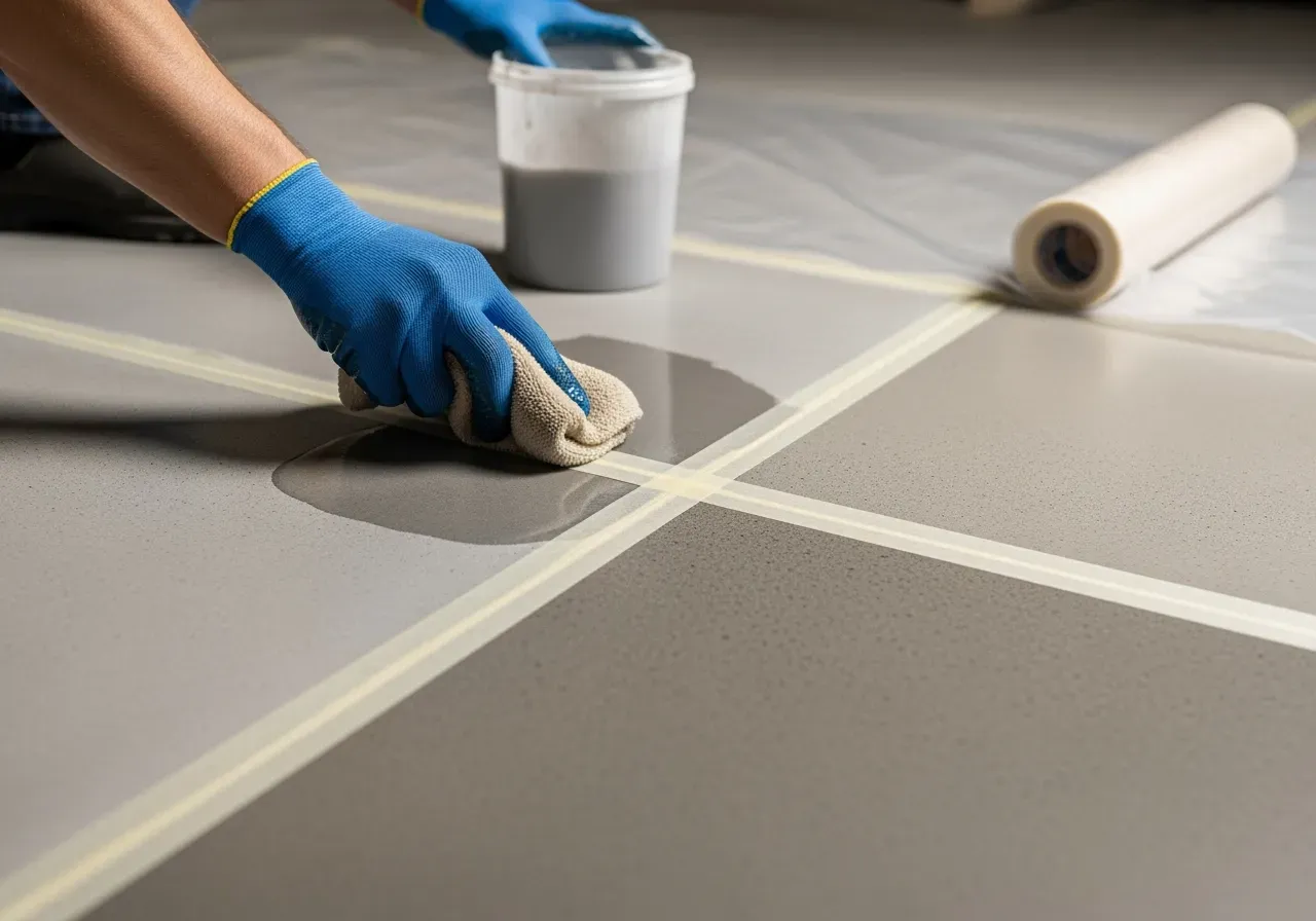 Ytförsegling och topplack för betong