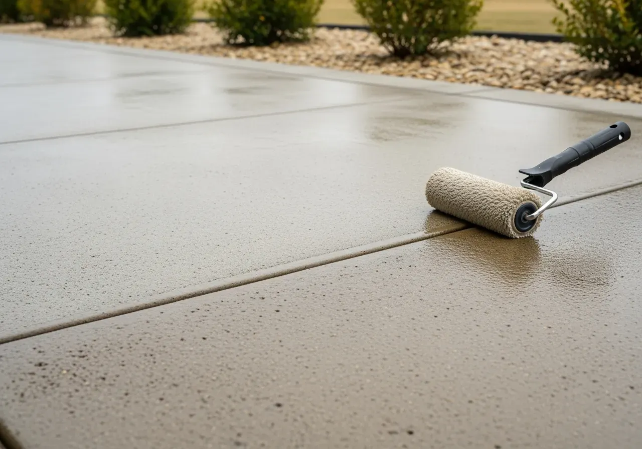 Dammbindning och härdning av betonggolv