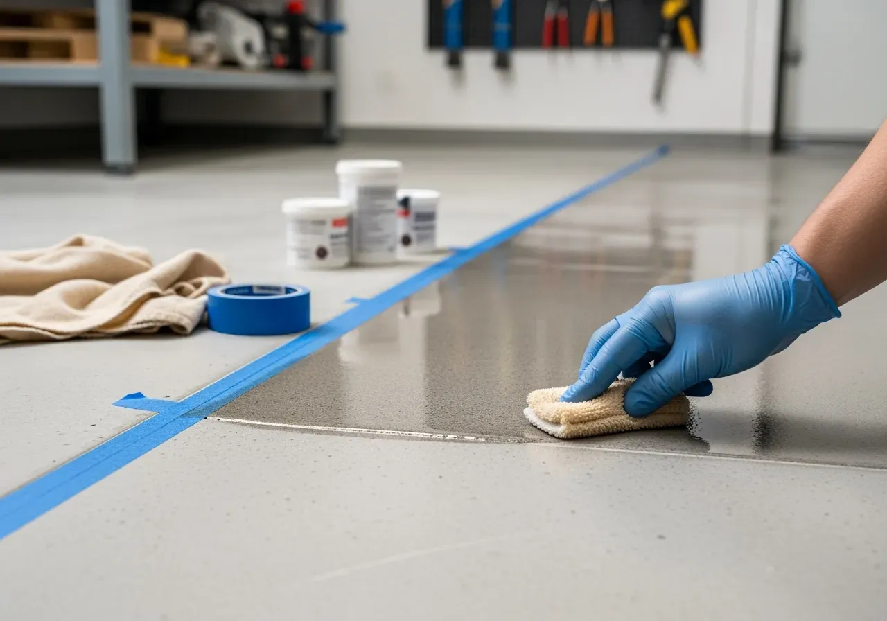 Säker försegling av betong och trä