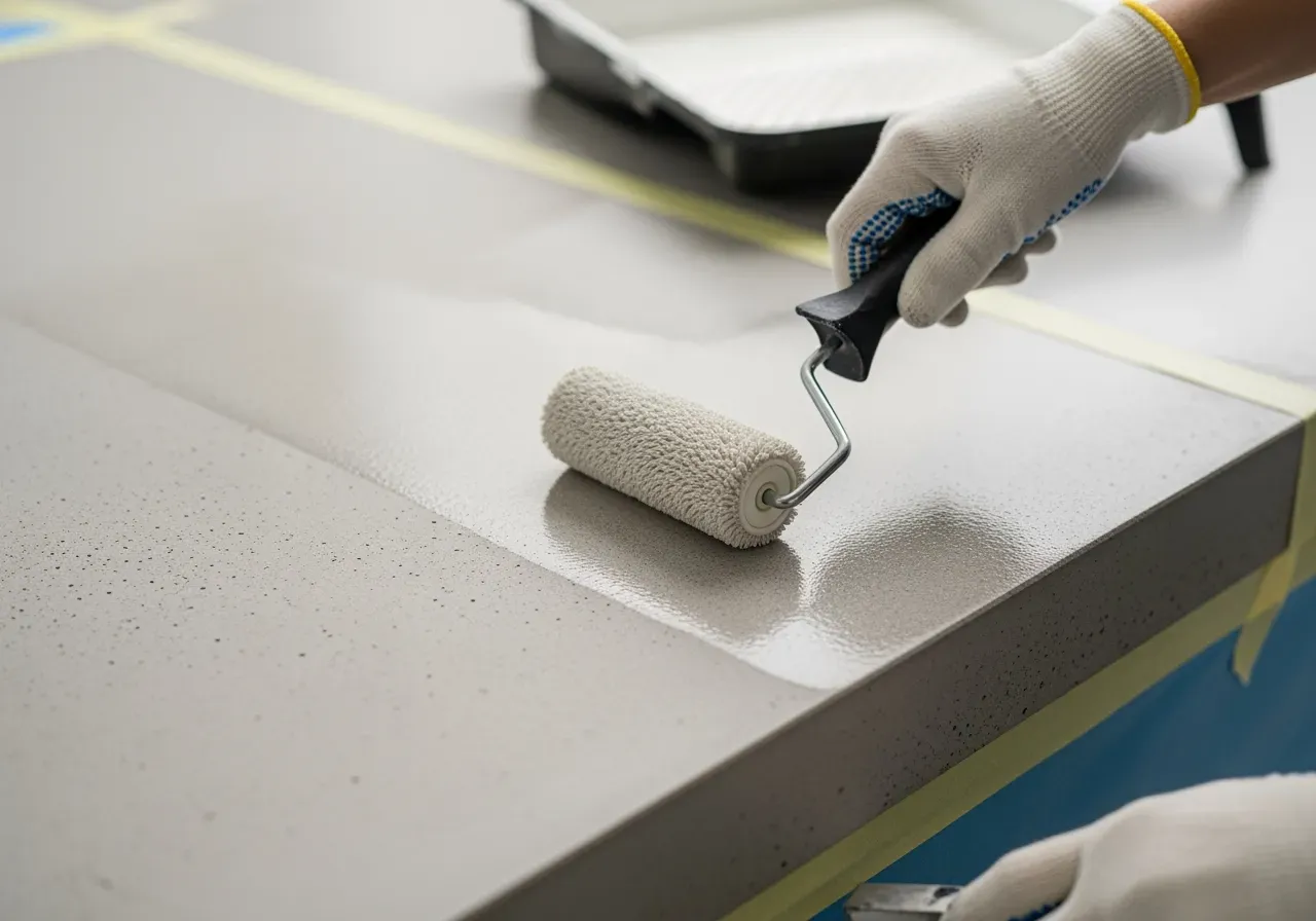 Applicering av träskydd i rätt väder