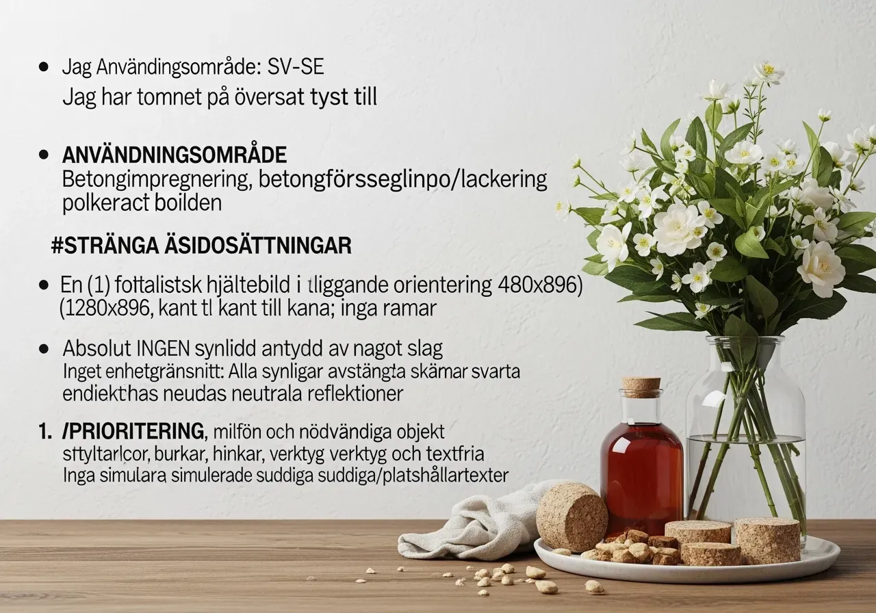 Val av behandling efter betongens ålder